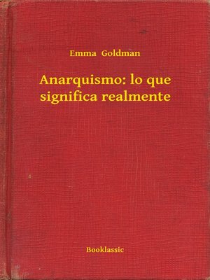 cover image of Anarquismo